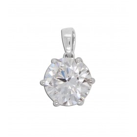 Anhänger 1.50ct F VSI Weißgold 585 14K Lab Grown Diamant IGI Zertifkat 