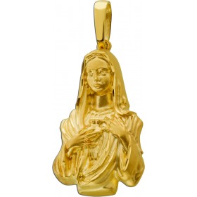 Maria Magdalena Anhänger Gelbgold 333 8 Karat halbmassiv