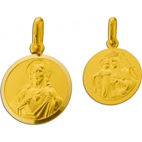 Maria Magdalena Jesus Münzen Anhänger Gelbgold 750 18K