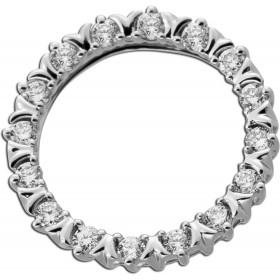Circle of Life Anhänger Platin 950 Natur Diamanten 0.26ct