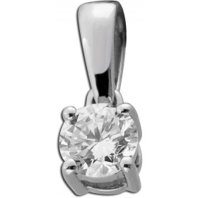 Solitär Anhänger Platin 950 Natur Diamant 0.25ct