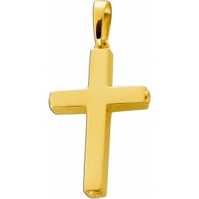 Kreuz Anhänger Gold 333 8 Karat poliert