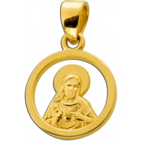 Heilige Maria Anhänger Gold 333 8 Karat