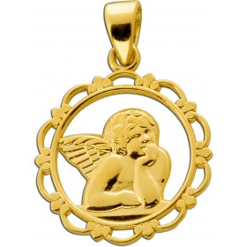 Schutzengel Anhänger Gold 333 8 Karat