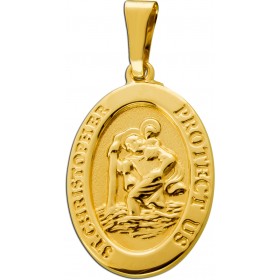 Anhänger Gold 333 8K heilige Christophorus 