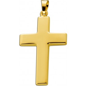 Kreuz Anhänger Gold 333 8 Karat poliert