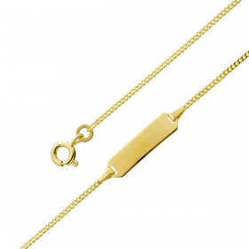 Gravurarmband ID Gold 585 14 Karat Kinderarmband