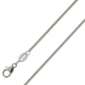 Platin 950 Panzerkette 1,0 mm massiv Cuban Link Chain 