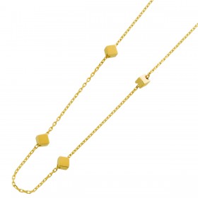 Cube Kette Gelbgold 333 8 Karat Würfel Design