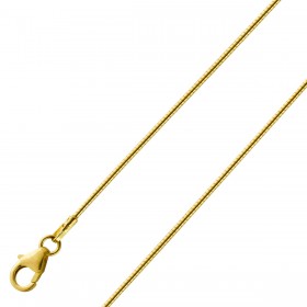 Tonda Collier 1mm Gold 333 8 K massiv poliert
