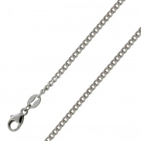 Platin 950 Panzerkette 2mm Cuban Link Chain