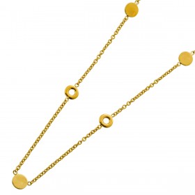 Boho Ankerkette Gold 375 9 Karat 