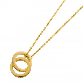 Infinity Collier Gold 333 8K Natur Diamanten 0.10ct