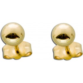 Ohrstecker 5mm Gelbgold 585 14 Karat  Kugelohrringe 