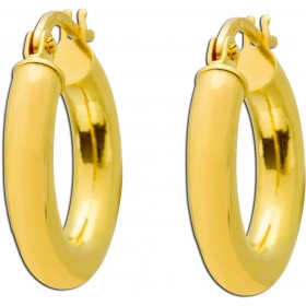 Creolen 16mm Gelbgold 375 9 Karat Hoops