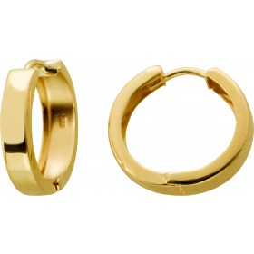 Creolen 14mm Gelbgold 333 8 Karat Klapp Scharnier