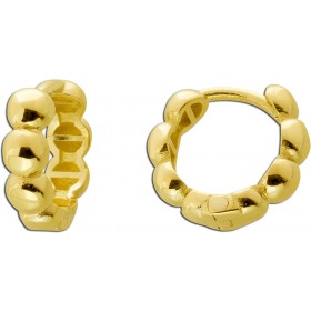 Creolen Kugelohrringe 12mm Gelbgold 333 8K Klapp Scharnier