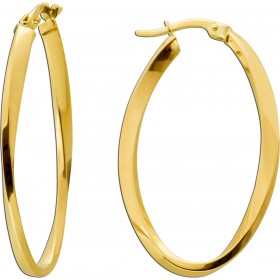 Hoops Creolen Gelbgold 585 14K 23mm oval