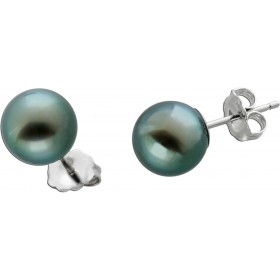 Perlen Ohrstecker Weißgold 585 14 Karat Tahiti Perlen