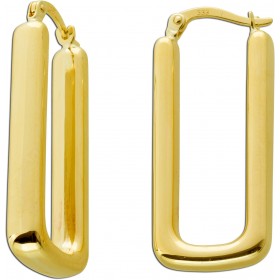 Creolen Gelbgold 333 8K Klapp Scharnier 33mm