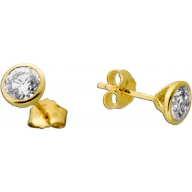 Brillant Ohrstecker 1ct Gold 585 14K Lab Grown Diamanten F VS