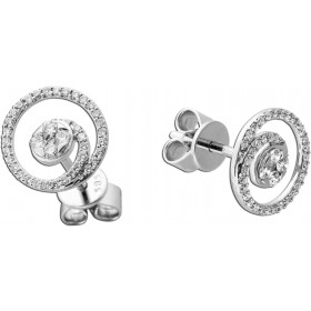 Brillant Ohrringe Weißgold 585 14K Natur Diamanten 0.30ct 