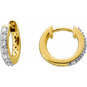 Diamant Creolen 0.50ct Gold 585 14K Lab Grown Diamanten IGI Zertifikat