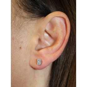 Diamant Ohrstecker 1ct Weißgold 585 14K Lab Grown Diamanten