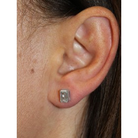 Diamant Ohrstecker 2ct Weißgold 585 14K Lab Grown Diamanten IGI Zertifikat