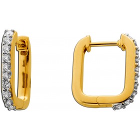 Diamant Creolen Gold 333 8K Lab Grown Diamanten 0.70ct