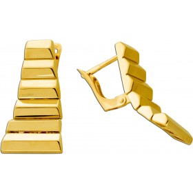 Ohrhänger Gold 333 8 Karat Treppen Design