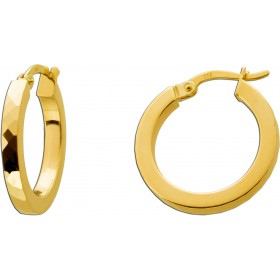 Creolen 20mm Gold 333 8 Karat gemustert 