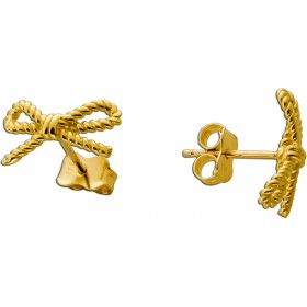 Ohrstecker Gold 333 8 Karat Schleifen Design 