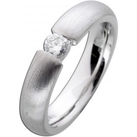 Platin 950 Verlobungsring Solitär Diamant 0.25ct W SI