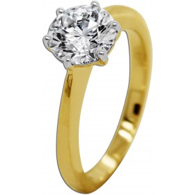 Solitärring 1,5ct F VSI Gelbgold 585 Lab Grown Diamant IGI Zertifikat