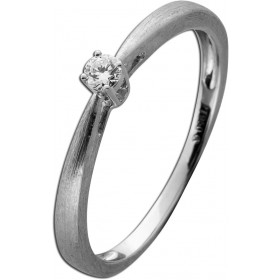 Platin 950 Solitärring Brillant W SI