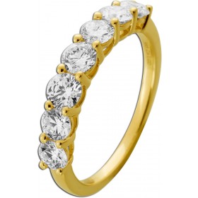 Memoire Alliance Ring Gelbgold 585 1.50ct Lab Grown Diamanten F VS