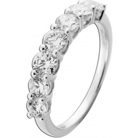 Brillant Memoire Ring 1.5ct Weißgold 585 14K Lab Grown Diamanten IGI