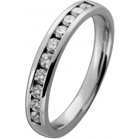 Memoire Alliance Ring Platin 950 Diamanten 0.50ct TW SI  