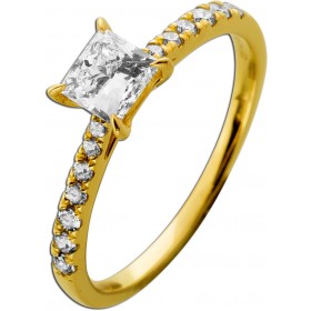 Diamantring 1.25ct Gold 585 14K Lab Grown Brillanten Diamant IGI 