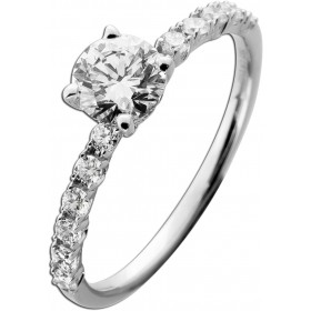 Brillantring 1.5ct Weissgold 585 14K Lab Grown Solitaer IGI