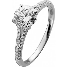 Brillantring 1.74ct Weissgold 585 14K Lab Grown Diamanten IGI