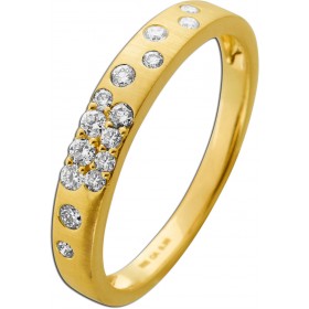Brillant Ring Gold 585 14K Natur Diamanten 0.30ct
