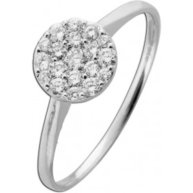 Diamant Ring Weißgold 585 14K Lab Grown Diamanten 0.40ct