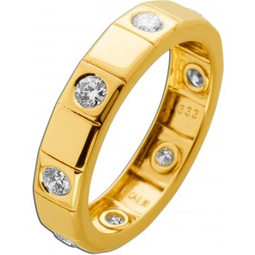 Diamant Ring Gold 333 8K Lab Grown Diamanten 0.80ct