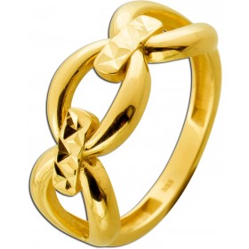 Ring Gold 333 8 Karat Marina Kettendesign