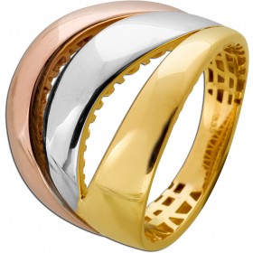 Trinity Ring Gold Weißgold Rosegold 333 8 Karat