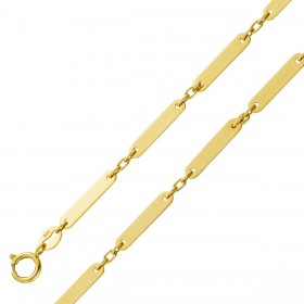 Plättchen Armband Gelbgold 333 8 Karat