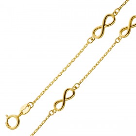 Infinity Armband Gelbgold 333 8 Karat Endless