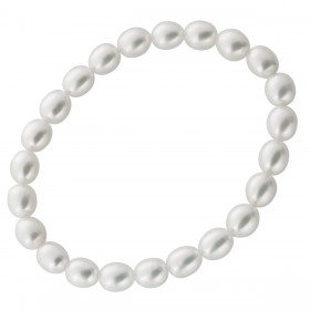 Perlenarmband Süßwasser Zuchtperlen 6.5-7mm